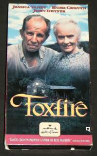 FOXFIRE VHS MOVIE, Republic 1987   Jessica Tandy, Hume Cronyn, & John 