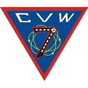  US Navy Carrier Air Wing Seven CVW7 Decal Sticker 3.8 6 