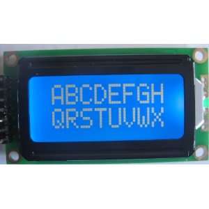  HD44780 8x2 White Text on Blue Background LCD Everything 