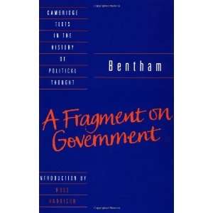   the History of Political Thought) [Paperback]: Jeremy Bentham: Books
