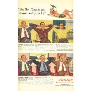   shirt ad 1951 Hey mac Time to get dressed and go back 