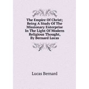   Religious Thought, By Bernard Lucas Lucas Bernard  Books