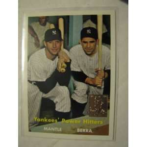   Topps Mickey Mantle Yogi Berra Yankees Insert #23: Sports & Outdoors