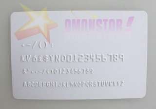 2IN1 PVC Card Machine Indent print + Embosser 80Letter  