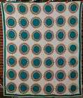 1870s Diamond in a Square 9 Patch Antique Quilt Top  