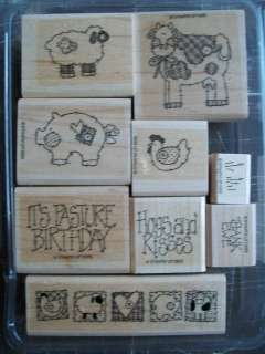 Stampin Up U Pick rubber stamp sets, many hard to find Lots to choose 