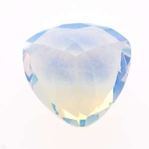  10mm Opalite Triangle Faceted Gemstone   Pack of 2: Arts 