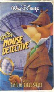 VHS: DISNEYS THE GREAT MOUSE DETECTIVE..ANIMATED#  