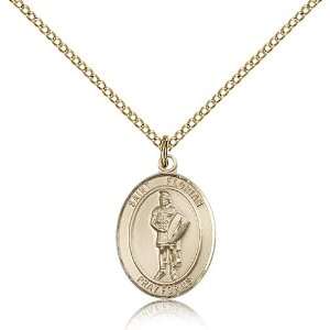  Gold Filled St. Florian Pendant: Jewelry
