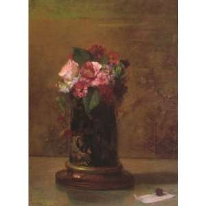   name: Flowers in a Japanese Vase, By LaFarge John Home & Kitchen