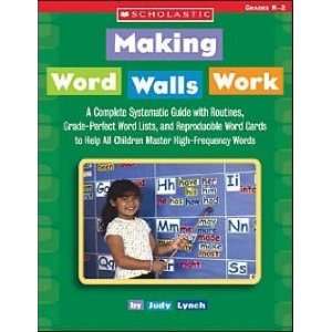  Scholastic 978 0 439 58854 6 Making Word Walls Work