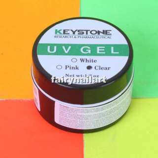 New Keystone Uv Gel Clear Color Nail Art UV Builder Gel  