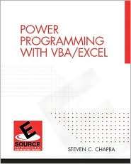   VBA/Excel, (0130473774), Steven C. Chapra, Textbooks   