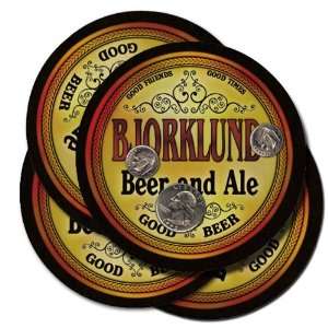  BJORKLUND Family Name Beer & Ale Coasters: Everything Else