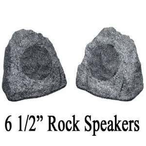 New 6.5 Woofers Outdoor Garden Waterproof Granite Rock Patio Speaker 