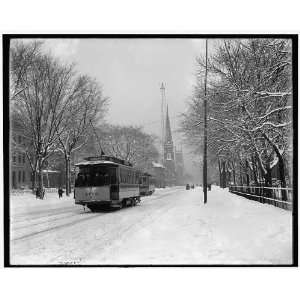  Woodward Avenue in winter attire,Detroit,Mich.