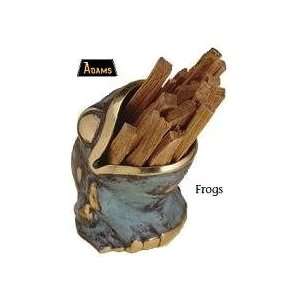  Adams Fatwood Frog, Verdigris 5 1/2W x 6H