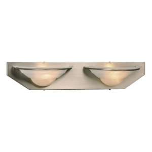   712624PT/MB 2 Light Blanda Bathroom Light, Pewter