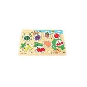  fruit puzzle toy wooden toys yt1088e: Toys & Games