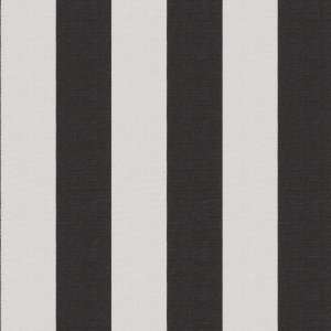  Racing Stripe Black/white by Ralph Lauren Fabric