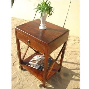  Solid Wood Storage Side Phone Plant Stand Corner Accent 