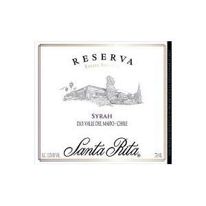  Santa Rita Syrah Reserva 2007 750ML Grocery & Gourmet 