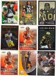 23 Different SANTONIO HOLMES lot/set Chrome Inserts NYJ  