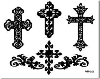  Mini Celtic Crosses Temporary Tattoo #77 Clothing