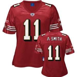   Garnet Replica San Francisco 49ers Womens Jersey