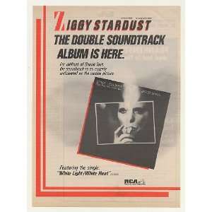  1983 David Bowie Ziggy Stardust Soundtrack RCA Records 