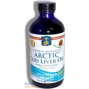 Nordic Naturals Arctic Cod Liver Oil   Strawberry, 8 Ounce 