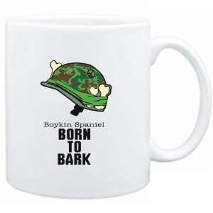  Mug White  Boykin Spaniel / BORN TO BARK  Dogs: Sports 