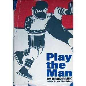   Brad Park NY Rangers Pub Book Play the Man (1971)   NHL Books Sports