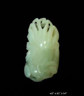 Chinese Jade Carved Buddha Hand Fruit Collectible s2277  