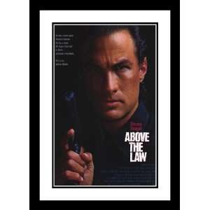  Above The Law 20x26 Framed and Double Matted Movie Poster 