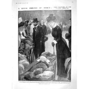   1910 KING PRINCESS MARY LONDON HOSPITAL COWES BRIG AYR