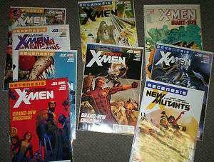 REGENESIS comic book lot X Men 20 Uncanny 1 2 Wolverine 1 4 New 