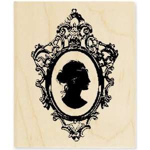  Stampendous Mounted Rubber Stamp V Her Cameo