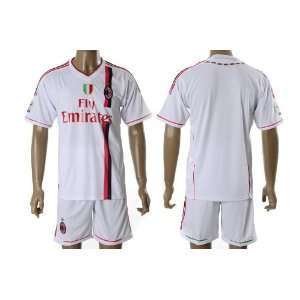   ac milan away soccer jerseys soccer uniforms embroidered logo Sports