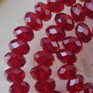 4x6 mm Crystal Faceted beads 100pcs L2689  