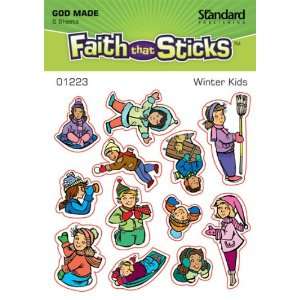  Winter Kids Stickers (01223): Toys & Games