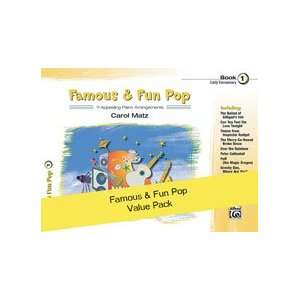 Famous & Fun Pop Value Pack   Piano   Early Elemenatary 