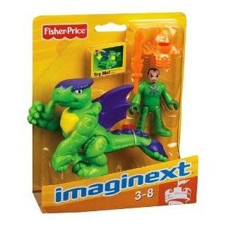 Fisher Price Imaginext Deluxe Turtle Dragon with Figure Set
