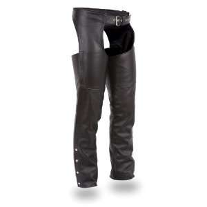   Mens or Womens Unisex Classic Leather Chaps. Zipper Buffer. FMM800BM