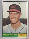 1961 TOPPS JERRY WALKER 85 SGC 84 NM ORIOLES  