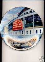 BASEBALL WRIGLEY FIELD DELPHI COLLECTIBLE PLATE  