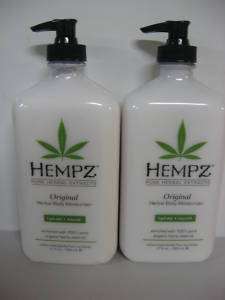 PACK HEMPZ HERBAL MOISTURIZER AFTER TANNING LOTION  