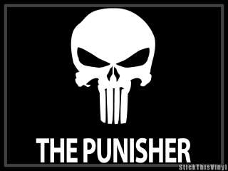The Punisher Movie Logo Decal Vinyl Sticker (2x)  
