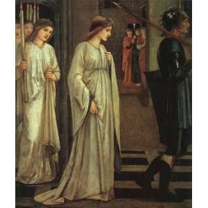  Hand Made Oil Reproduction   Edward Coley Burne Jones   24 