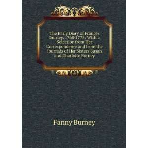   of Her Sisters Susan and Charlotte Burney Fanny Burney Books
